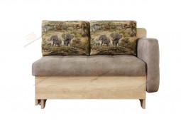 Диван для кухни Феникс со спальным местом ДФЕ27 серый