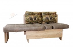 Диван для кухни Феникс со спальным местом ДФЕ27 серый