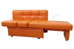 Диван на кухню со спальным местом кушетка Фокус ДФО30 оранжевый