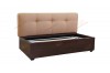 Прямой диван для кухни Палермо с раскладушкой ДПМТ04