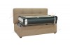 Прямой диван для кухни Палермо Софт с раскладушкой ДПСМТ12