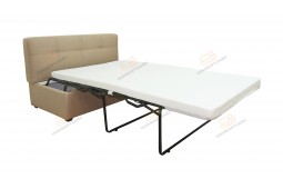 Прямой диван для кухни Палермо Софт с раскладушкой ДПСМТ12 бежевый