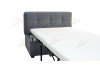 Прямой диван для кухни Палермо Софт с раскладушкой ДПСМТ14