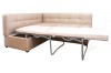 Угловой диван для кухни Палермо Софт с раскладушкой ДПСМТ11 бежевый