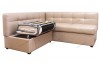 Угловой диван для кухни Палермо Софт с раскладушкой ДПСМТ11 бежевый