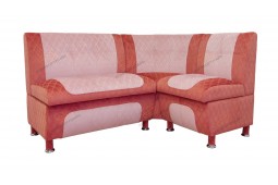 Угловой диван для кухни красный Сенатор ДСЕ12