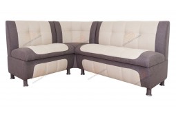 Угловой диван для кухни бежевый Сенатор ДСЕ14