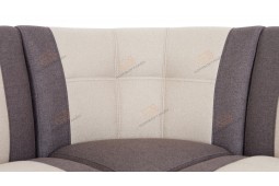 Угловой диван для кухни бежевый Сенатор ДСЕ14