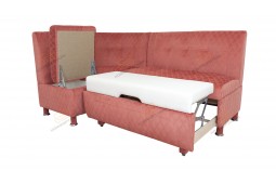 Угловой диван для кухни Сенатор ДСЕ19 красный