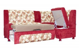 Угловой диван для кухни Сенатор ДСЕ26 красный