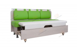 Прямой диван для кухни Сюрприз ДС53 зеленый