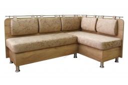 Угловой диван для кухни бежевый Сюрприз ДС34