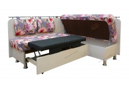 Угловой диван для кухни Сюрприз ДС36 белый