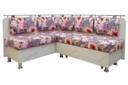 Угловой диван для кухни Сюрприз ДС36 белый