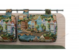 Угловой диван для кухни бежевый Сюрприз ДС48