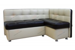 Угловой диван для кухни белый Токио ДТ07