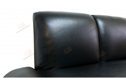 Прямой диван для кухни со спальным местом Вегас ДВ13 черный