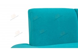 Прямой диван для кухни со спальным местом Вегас ДВ19 голубой