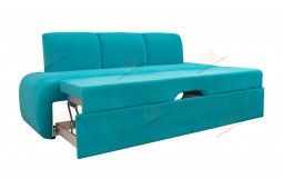 Прямой диван для кухни со спальным местом Вегас ДВ19 голубой