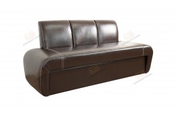 Прямой диван для кухни со спальным местом Вегас ДВ25 коричневый
