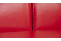 Прямой диван для кухни со спальным местом Вегас ДВ27 красный